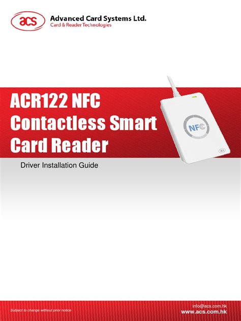 acr122u datasheet|acr122u driver windows 11.